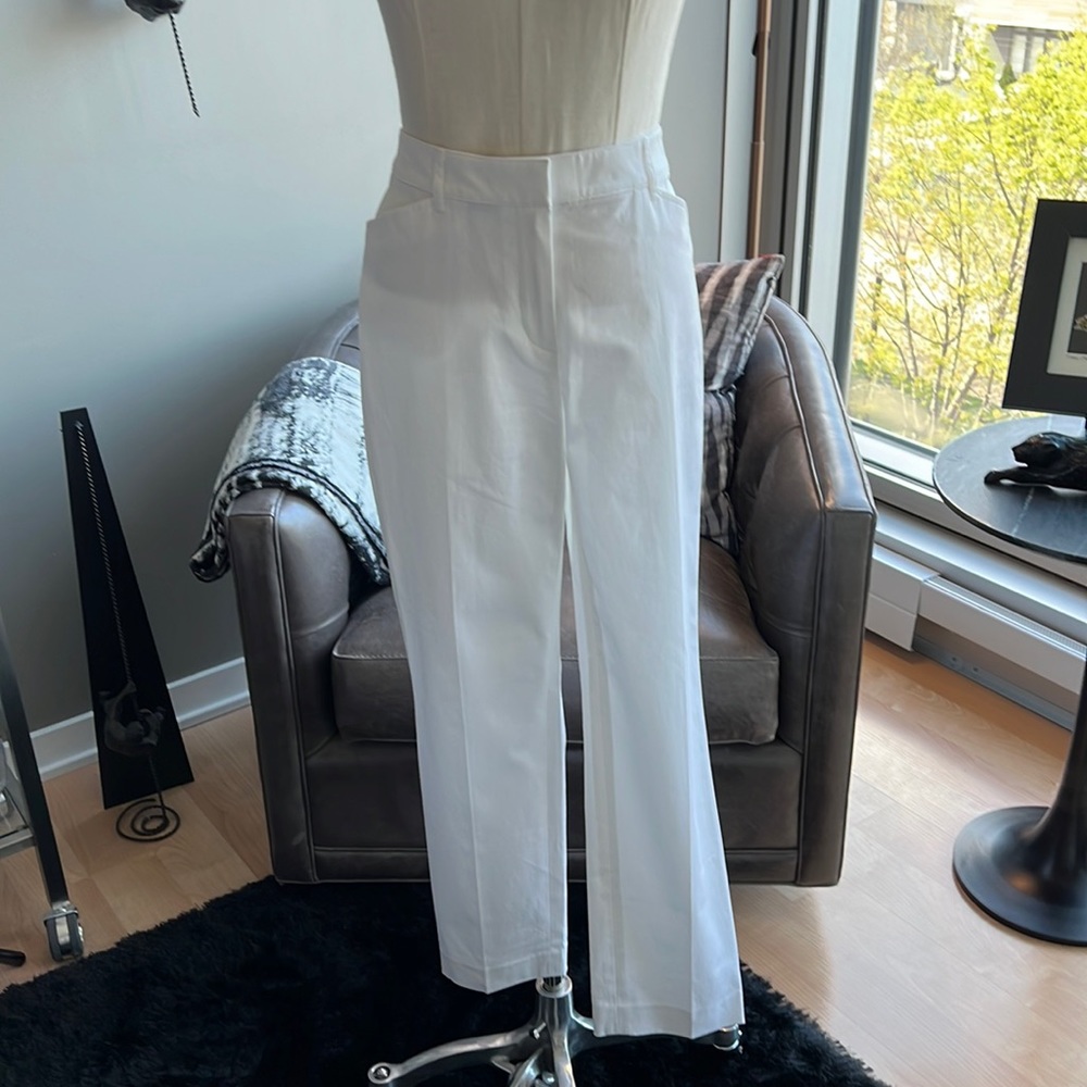 New Brooks Brothers Cotton Dress Pants in White Size 6
